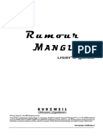 Kurzweil Manager User Manual