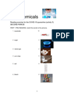 Chemicals: Reading Exercise For The COVID-19 Quarantine (Activity 5) Second Period