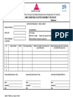 Track Gauge and Guard Rail Sleeper Assembly Checklist