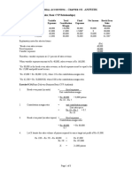 Chapter # 8 Exercise & Problems - Answers