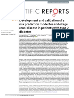 Development and Validation of A Risk Prediction Model For End-Stage Renal Disease in Patients With Type 2 Diabetes