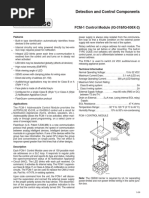 Detection and Control Components: FCM-1 Control Module (IQ-318/IQ-636X-2)