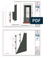 Fixing System Detail Front Elevation - Main Entrance: Bolt 4mm