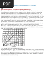 Road Performance Curves: Acceleration, Gradability and Drawbar Pull