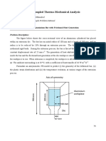 Fully-Coupled Thermo-Mechanical Analysis