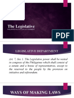 The Legislative: Philippine Politics and Government