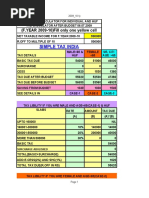 Simple Tax India: (F.YEAR 2009-10) Fill Only One Yellow Cell