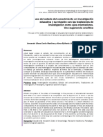 Ceron 2015 - El Uso Del Estado Del Conocimiento en Investigación Educativa y Su Relacion Con Las Tradiciones de Invetigacion