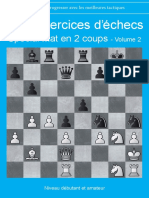 1000 Exercices D'echecs Special Mat en 2 Coups Volume 2