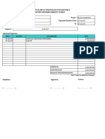 Pt. Aruna Karya Teknologi Nusantara Expenses Reimbushment Form