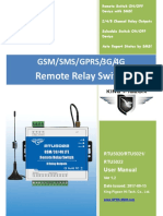 Remote Relay Switch: GSM/SMS/GPRS/3G/4G