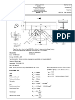 Mathcad - Angle Bracing Connected To A Gusset Plate On Beam