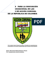 Cartilla Propuestas de Innovacion Del Movimiento Comunal