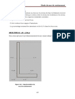 Chapitre 10 Etude de Mur de Souténement