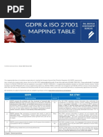 GDPR ISO 27001 Mapping Table 2