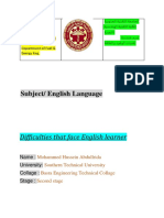 A Report On English PDF