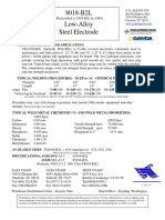 8018-B2L Low-Alloy Steel Electrode: Cert # 05-R0925