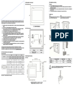 Instruction Sheet: DOP-107BV (Front View)