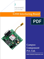 GSM Interfacing Board: Campus Component Pvt. LTD