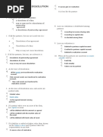 Partnership Dissolution Quiz