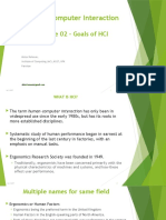 Lec 02 - HCI (Goals of HCI)