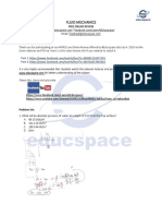 Fluid Mechanics - Problems - Solutions July 4 - Educspace