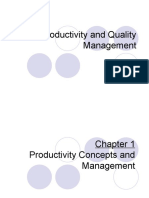 Productivity and QM