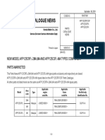 Parts Catalogue News: New Model Afp125Crf - 2ma, Ma and Afp125Csf - Ma Types Component Parts-Marketed