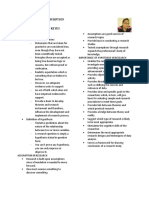 When To Use Assumption and Hypothesis