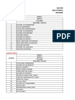 Phase One Movement Plan