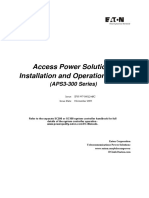 Access Power Solutions Installation and Operation Guide: (APS3-300 Series)