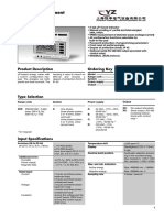 Energy Management Energy Meters Type EM2-DIN: Product Description Ordering Key Em2-Dinav53D XX