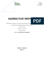 Narrative Report