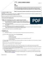 Document Checklist: Worker (In Canada Applicant)