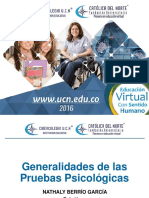 Generalidades de Las Pruebas Psicológicas PDF