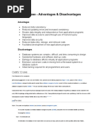 Database - Advantages & Disadvantages: Codd's 12 Rules