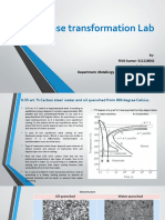 Phase Transformation in Material Science