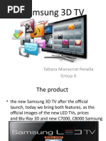 Samsung 3D TV: Tatiana Monserrat Penella Group A