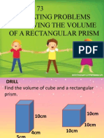 Lesson 73 Creating Problems Involving The Volume of A Rectangular Prism