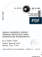 Apollo Experience Report Thermal Protection From Engine-Plume Environments