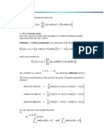 Fourier Series Basic Results