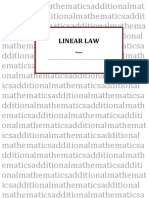 Linear Law Handout