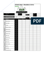 A Week of Hard Labor Workout Log Shoulder and Arms PDF