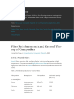 Aramid Fiber: Fiber Reinforcements and General The-Ory of Composites