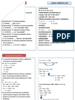 Ii Bim - Aritmetica 1º (Cuatro Operaciones)