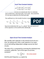 Open-Circuit Time Constant Analysis: Asas As Hs K Bsbs Bs