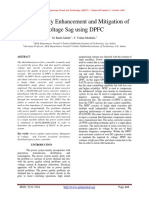 Power Quality Enhancement and Mitigation of Voltage Sag Using DPFC