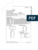 74AC151 - 74ACT151 8-Input Multiplexer: General Description Features