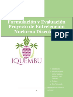 Iquembu Evaluación y Formulación Proyecto de Entretención Nocturna