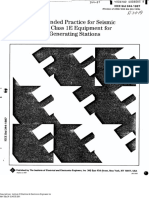 IEEE 344 1987 - Recommended Practice For Seismic Qualification of Class 1E Equipment For Nuclear Power Generating Stations